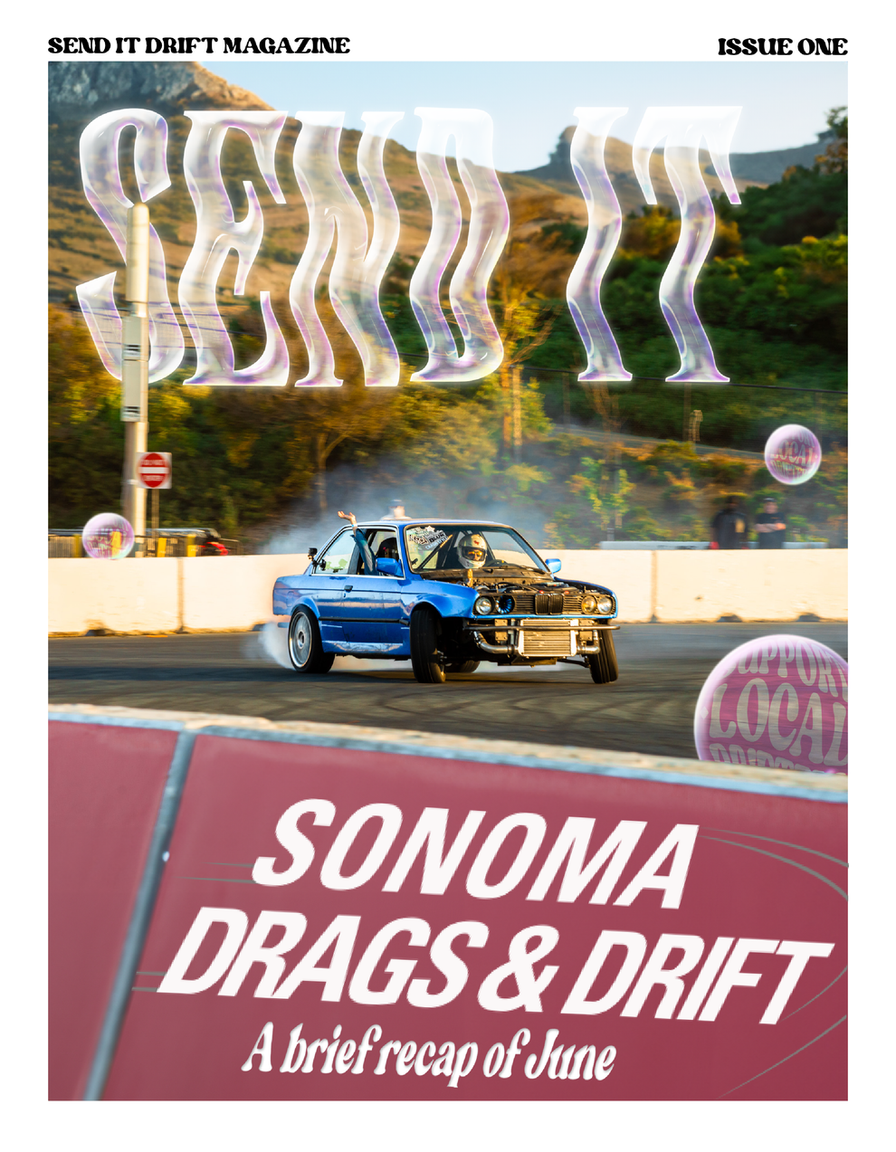 9. Send It Drift Magazine Issue 001 'Sonoma Drift'