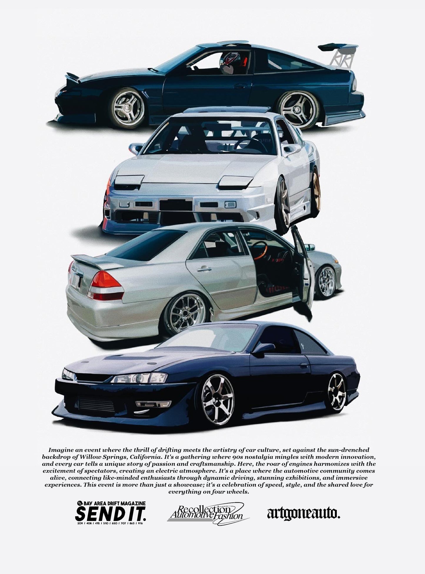 5. Send It Drift Magazine Issue 005 Recollection Auto Fashion